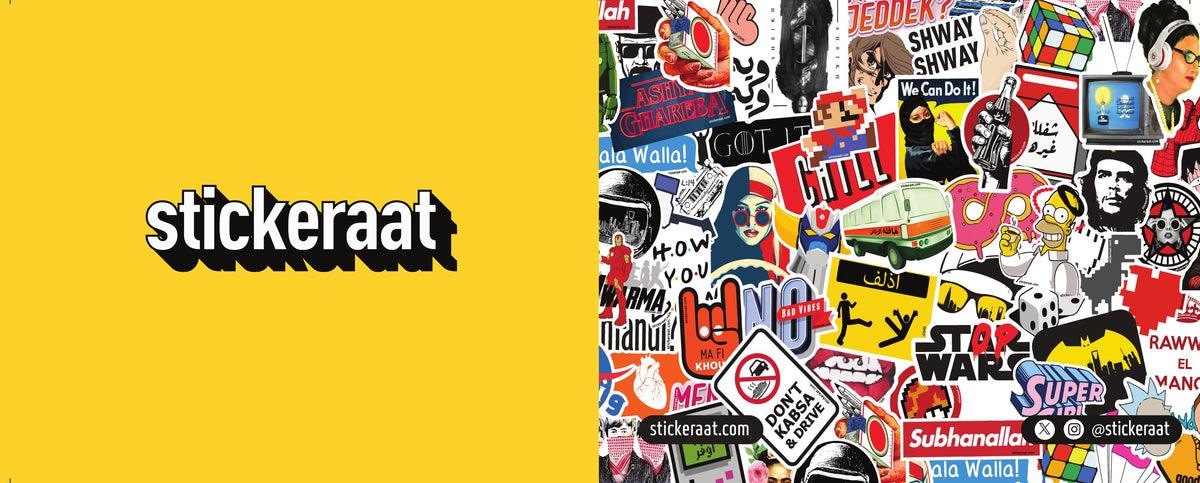 Stickeraat Vol. 1 ready-made sticker booklet cover